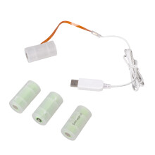 LR14 C Batterieadapter 6V Netzteil LR14 C Batterie-Weiß 1 Meter