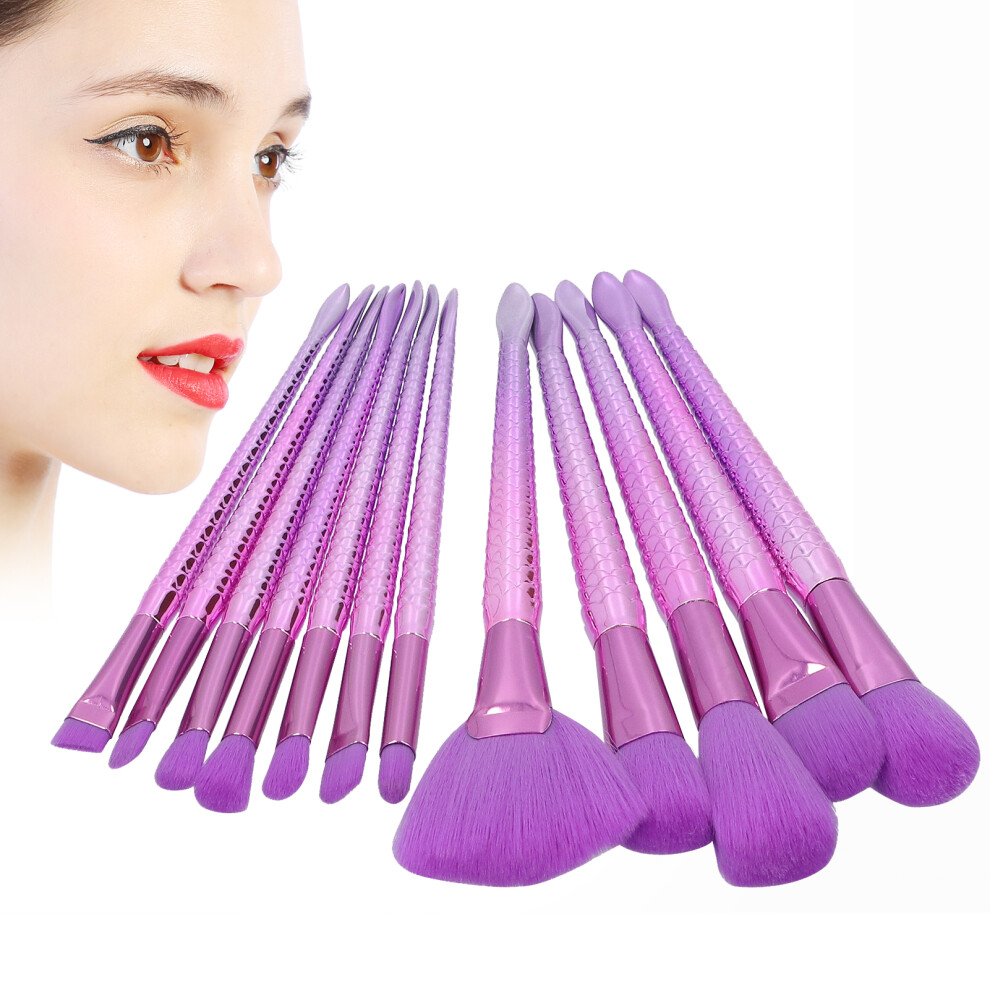 12 Piece Makeup Brush Set Soft Dense