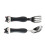 Baby Fork Spoon Set Plastic Handle 1