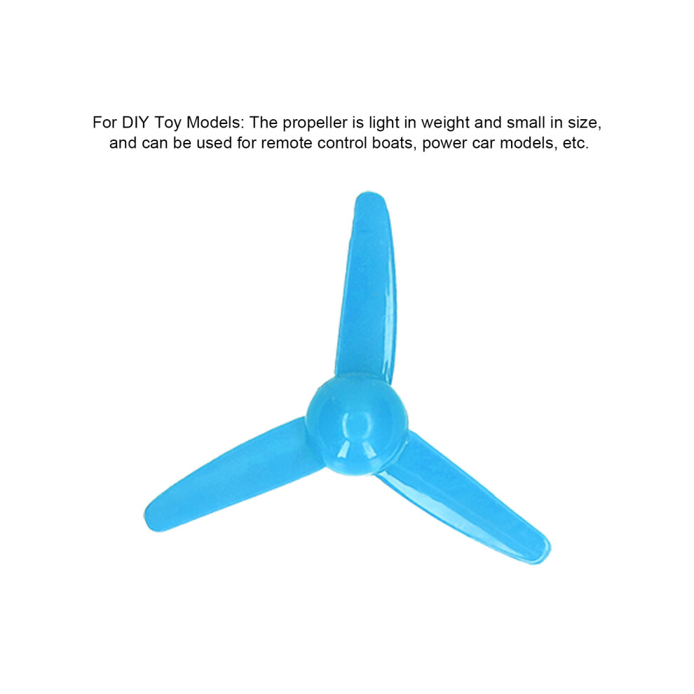 10x 70mm Three-Blade Propeller for DIY Boats