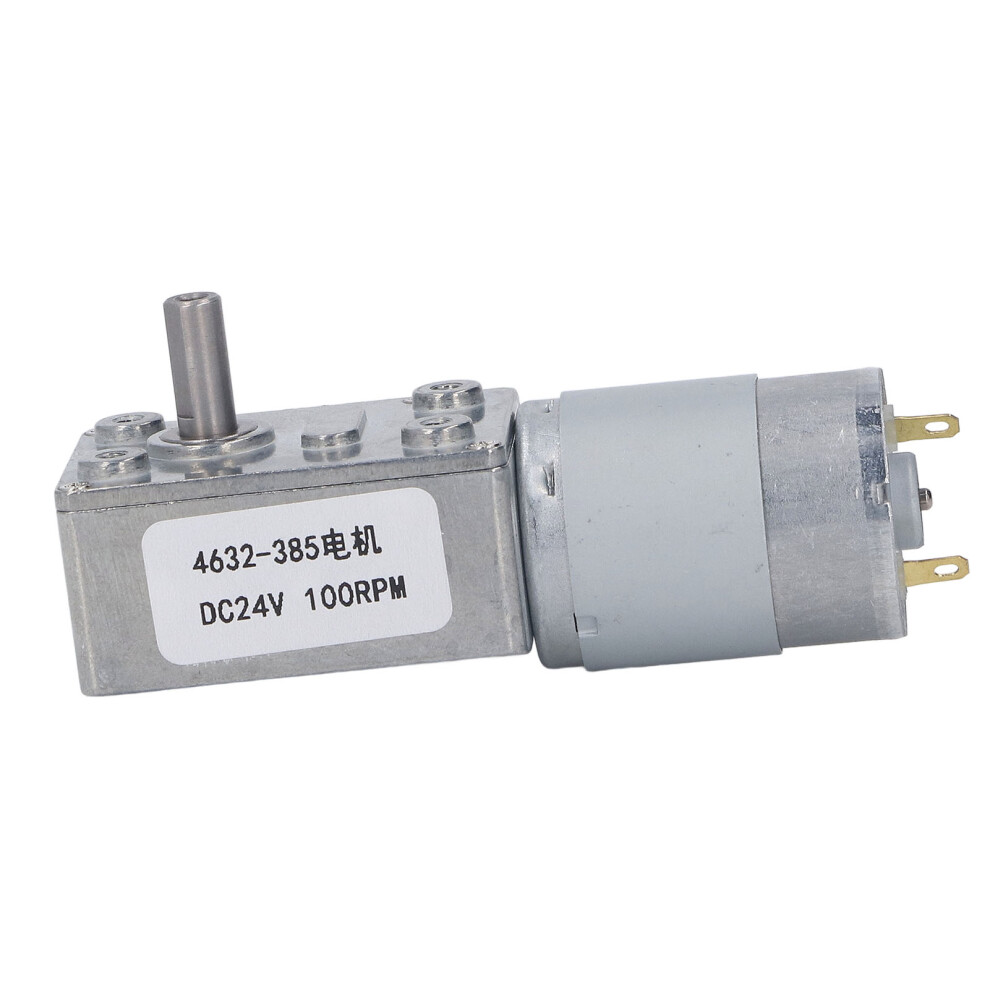 Worm Geared Motor 100RPM DC24V Self Locking