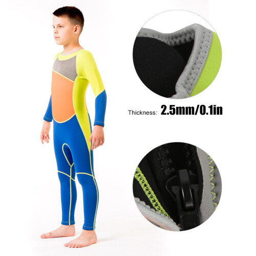 Neoprene One-Piece Swimsuit for Boys Thermal