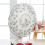 Husă anti-praf pentru ventilator, model roz, rotundă, gri, pachet de 1 2