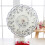 Husă anti-praf pentru ventilator, model roz, rotundă, gri, pachet de 1 3