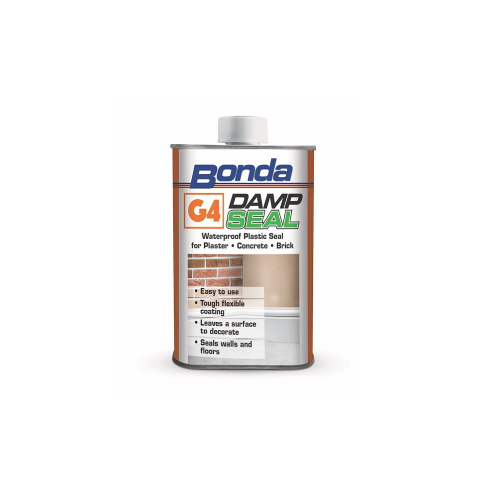 Bonda G4 Damp Seal 5Kg Moisture Curing Polyurethane Varnish 5014197121061