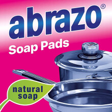 Abrazo Soap Pads Multi Use Steel Wool Sponges Pack of 15