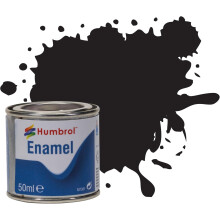 Humbrol Tinlet No.85 Satin Black 50ml