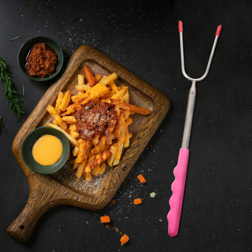 Stainless Steel Telescopic Barbecue Fork 1