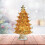 Glass Christmas Tree Decor with Star Gold 2