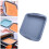 Forma quadrada de silicone antiaderente para bolo, 20x20 cm (8x8 polegadas) 2