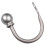 Limei metal curtain holdbacks silver 2 pack 2