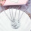 Colar feminino com pingente da moda (1 conjunto) 4