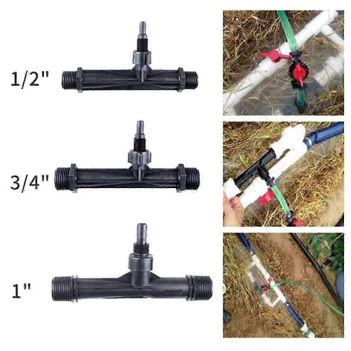 1/2 3/4 1 Inch Venturi Ejector, Male Thread Plastic Automatic Mixer for Drip Irrigation 2