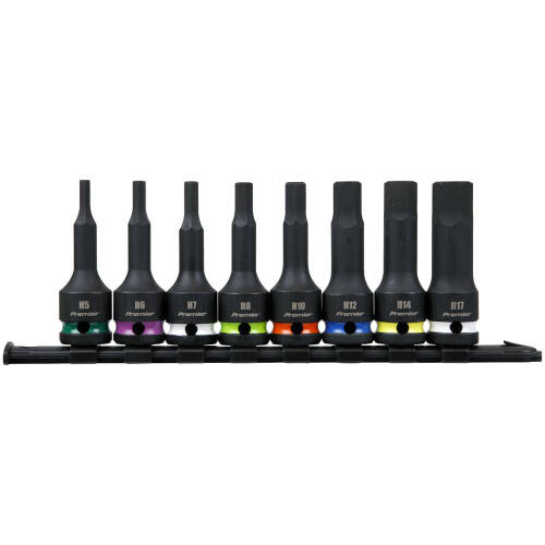 Sealey Sealey AK56002 Premier TRX-Star* Impact Socket Bit Set 1/2"Sq Drive 8pc 1