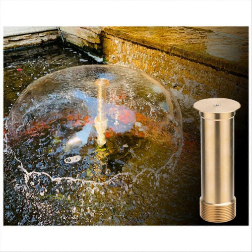 Messing-Sprinklerdüse, 1,5 Zoll DN40 Außengewinde, verstellbare Glocken- oder Pilzfontänenform 2