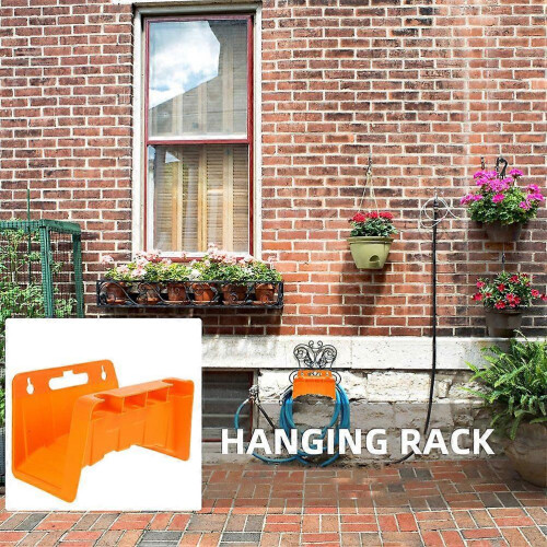 Garden Hose Holder Hook Wall Mounted Bracket 2-Pack Plastic Hose Hanger for Yard 1