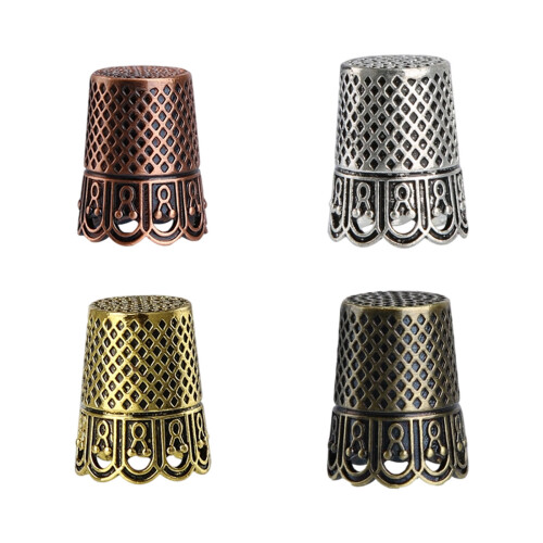 Ergonomic Metal Thimble Awl Set For Comfortable Long Time Use-D 1