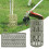 Adjustable Tree Trunk Protector, Flexible Plastic Sapling Guard with Hollow Resizable Fence Design 2