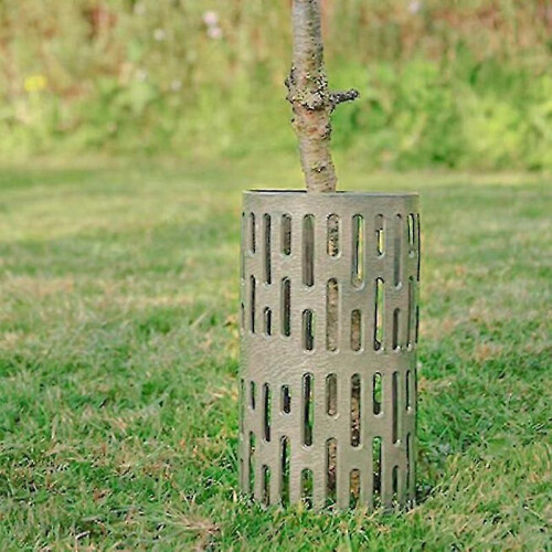 Adjustable Tree Trunk Protector, Flexible Plastic Sapling Guard with Hollow Resizable Fence Design 2