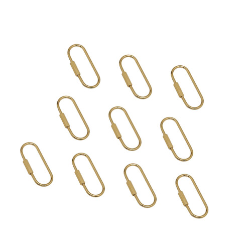 Modischer Schlüsselhalter aus Messing, goldfarbener-A