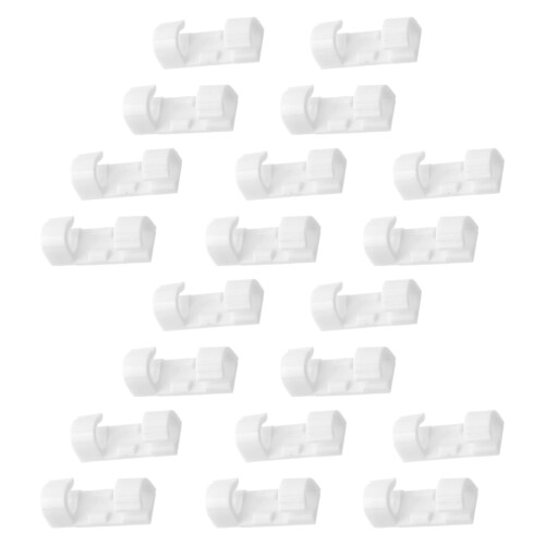 20 Piece Data Cable Cord Holders Keep Your Desk Tidy And Wire-6