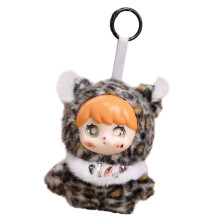 Charming Doll Figure Keychain Soft Touch And Comfortable-Black