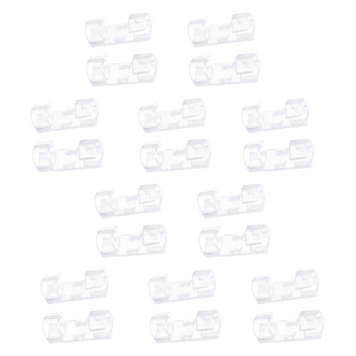 20Pcs Plastic Cord Clamps Organizers For Securing Various-3