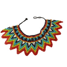 Unieke oversized kralen hanger verklaring ketting-Y0313 2