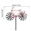 Metal Bicycle Wind Spinner with Stake, Red, 1 pc 3