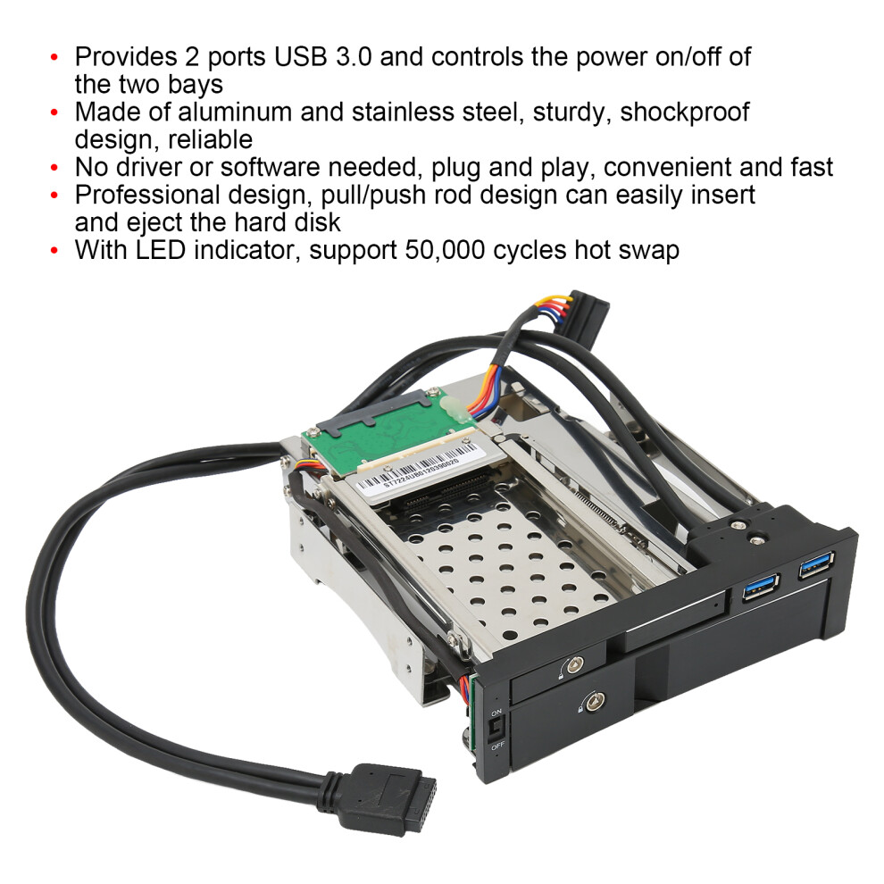 Usb 3.0 Hard Disk Enclosure Dual Bay 7806371621638