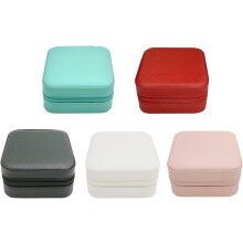 Portable Travel Jewelry Organizer Box for Rings, Earrings, Necklaces – Compatible with Small Accessories