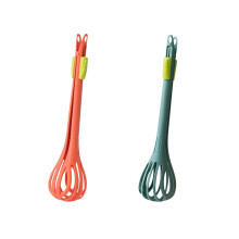 Ensemble de pinces et fouet 2 en 1 en nylon, résistant à la chaleur, poignée verrouillable, crochet de suspension – Compatible avec tous les