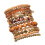 Pack of 12/18 Stackable Bracelets Bohemian Styles-12 pack 1