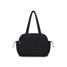 Compact Ergonomic Women's Shoulder Bag With Wet Dry-Black