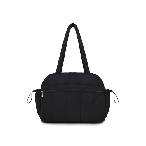 Compact Ergonomic Women's Shoulder Bag With Wet Dry-Black