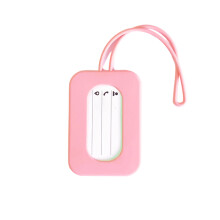 Airline Luggage Tages for Suitcase,Luggage Tages Name ID-Pink