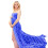 Breathable Comfortable Fabric Maternity Long-colorful blue M 1