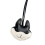 Unique Husky Pattern Keychain Ornament PU Leather Key-Black 1
