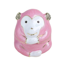 Enamel Zodiacs Ornament Box For Accessories-Shenhou pink