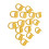 16Pcs Numbered Stitching Markers Clip Plastic Stitching-Yellow 1