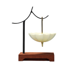 Large Capacity Ceramic Tea Infuser With Fine Meshes And-Beige