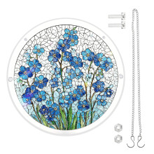Jigsaws Puzzle Suncatchers Acrylic Window Suncatchers Decors-B