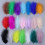 100Pcs Assorted Color Natural Feather 15-20CM Craft Feather-Red 7