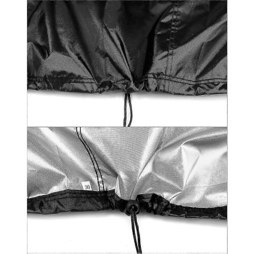 Stretchable Adjustable Drum Cover, Water Storage Rain Barrel Cover with Drawstring, UV Coated 2