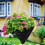 Cone Shaped Planter Basket Liners, 3PCS 14in Black Felt Fabric for Hanging Baskets 2