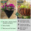Cone Shaped Planter Basket Liners, 3PCS 14in Black Felt Fabric for Hanging Baskets 3