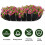 3PCS Planter Basket Liners 24In Black Felt Fabric Window Box Inserts for Hanging Baskets 4