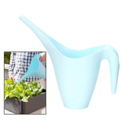Annaffiatoio in plastica con beccuccio lungo per piante da interno ed esterno. 1