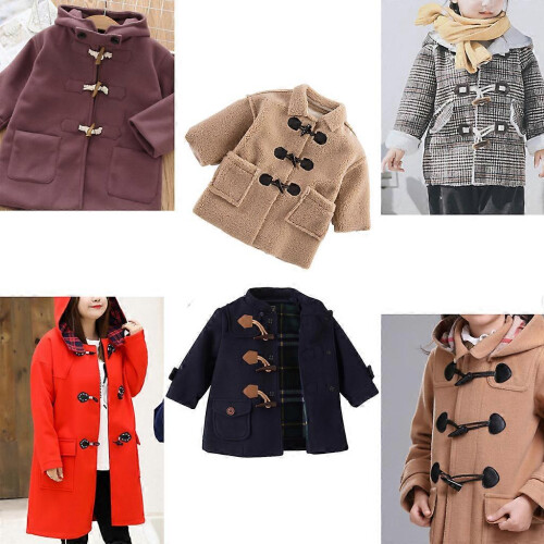 6 Pair PU Leather Sew-On Toggle Closures for Coats and Jackets, 15cm 1