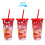 Color Changing Cup with Lid 710ml Santa Design 4